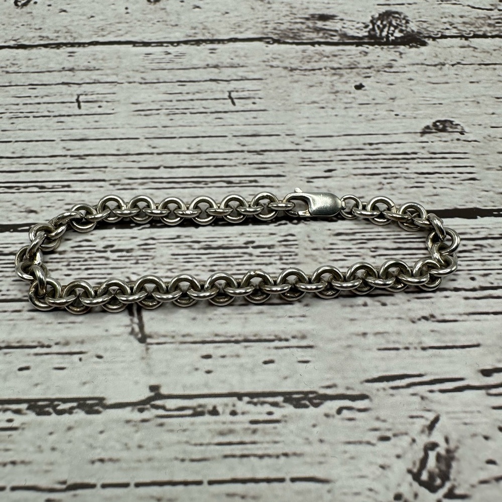 Chunky Silver Chain Bracelet